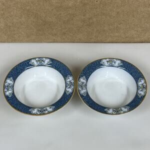 J & G Meakin Newark Butter Sauce Bowl Hanley England Set Of 2